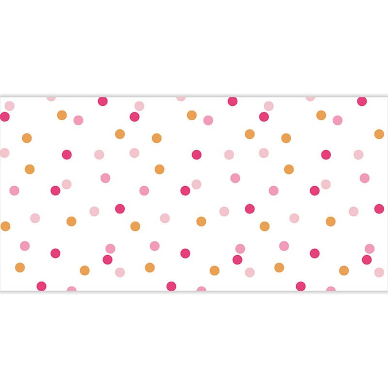 Santa Barbara Design Studio Paper Table Runner Roll Disposable Table-Runners, 25-Feet Long, Confetti