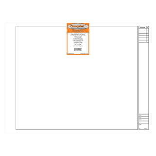 Clearprint Art Media Paper, 18 x 24 Inches/100 Sheets, Translucent White