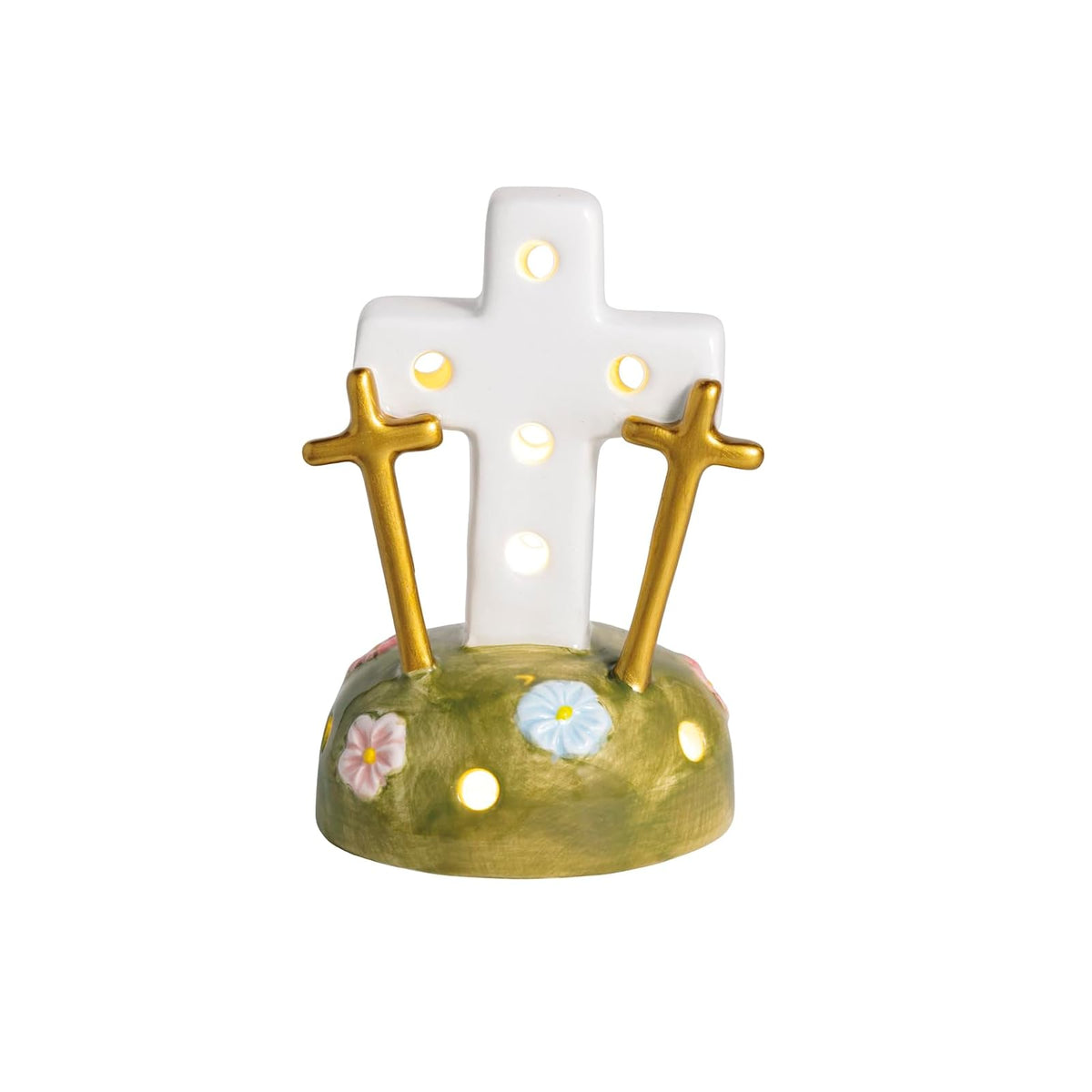 Mud Pie Figurine, 3" x 2 1/2" dia, White