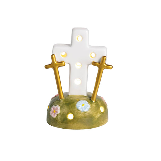 Mud Pie Figurine, 3" x 2 1/2" dia, White
