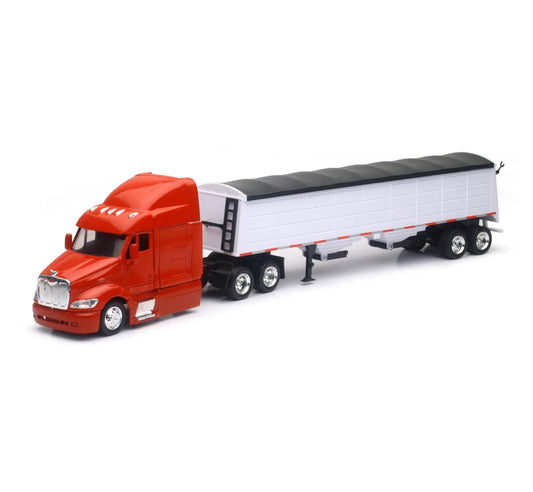 New Ray Toys Peterbilt 387 Grain Hauler 1:43 Scale Semi Toy Truck
