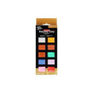 Mont Marte Sculpting Material, 100g, 10 Colours Metallic