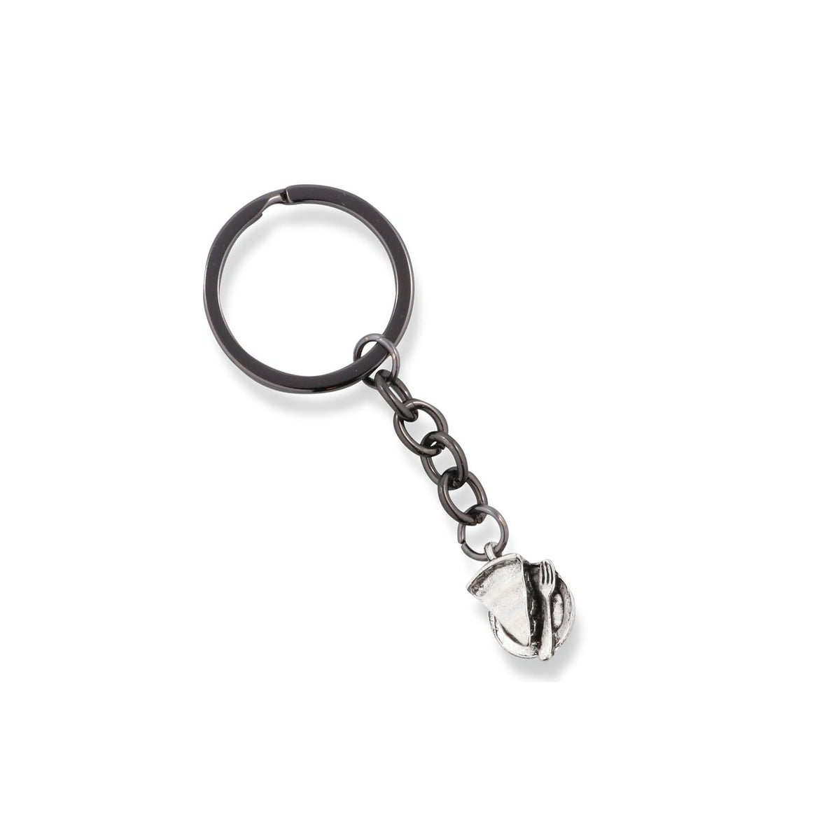 Dave The Bunny Keychain, Medium, Silver