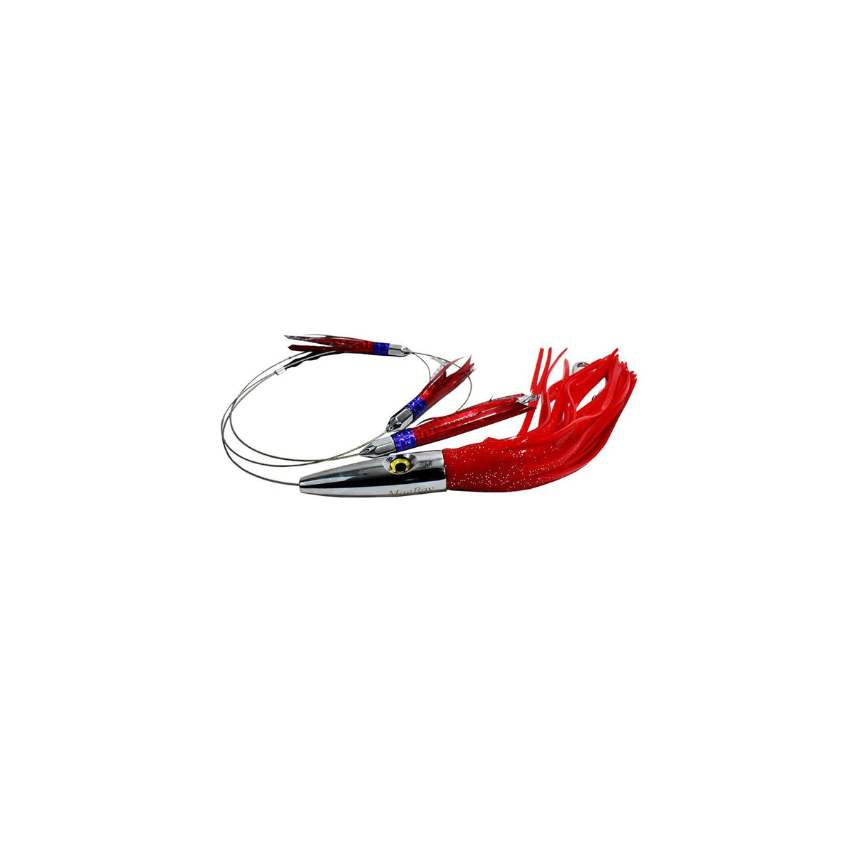 MagBay Lures Fishing Hook, 12", Red