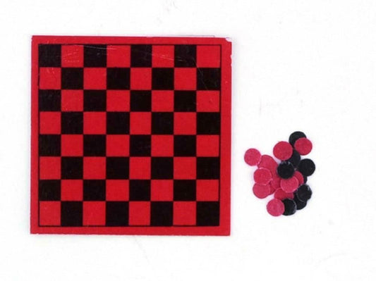 Aztec Imports Dollhouse Miniature Checkers Game