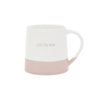 Pavilion Gift Company Drinking Cup, 17 Ounces, White, Pink