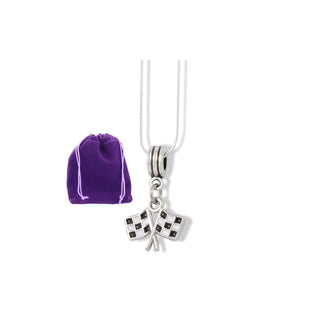 Dave The Bunny Necklace, 22 inches, Silver