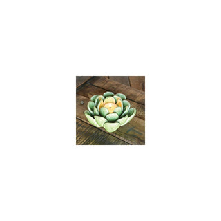 HomArt Candle Holder, 4"D x 3"H, Green