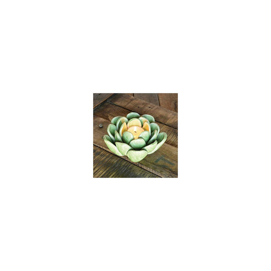 HomArt Candle Holder, 4"D x 3"H, Green