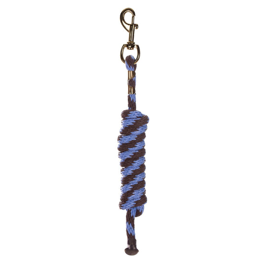 Equinavia Stella 8' Lead Rope with Snap Buckle - Light Blue/Brown