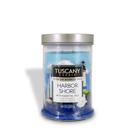 Empire Candle Candle, 18 oz, Blue