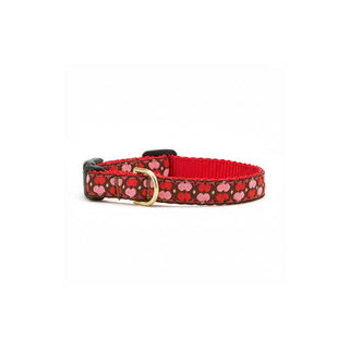 Up Country Animal Collar, Size 12, Red, Pink