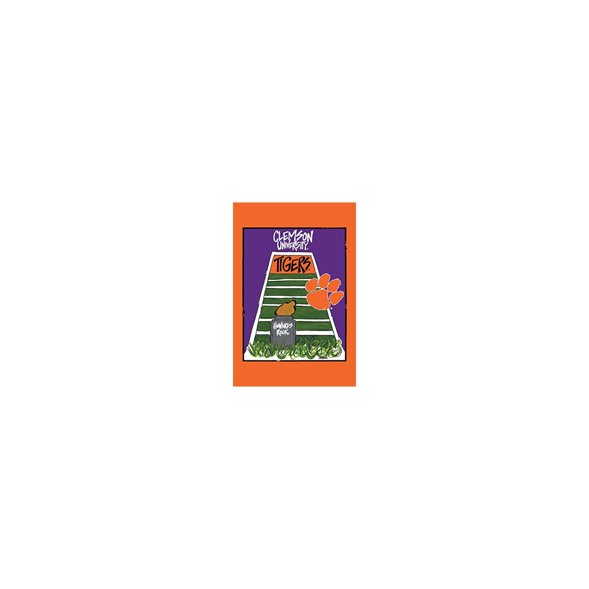 Magnolia Lane Banner, 18" by 12", Clemson Campus