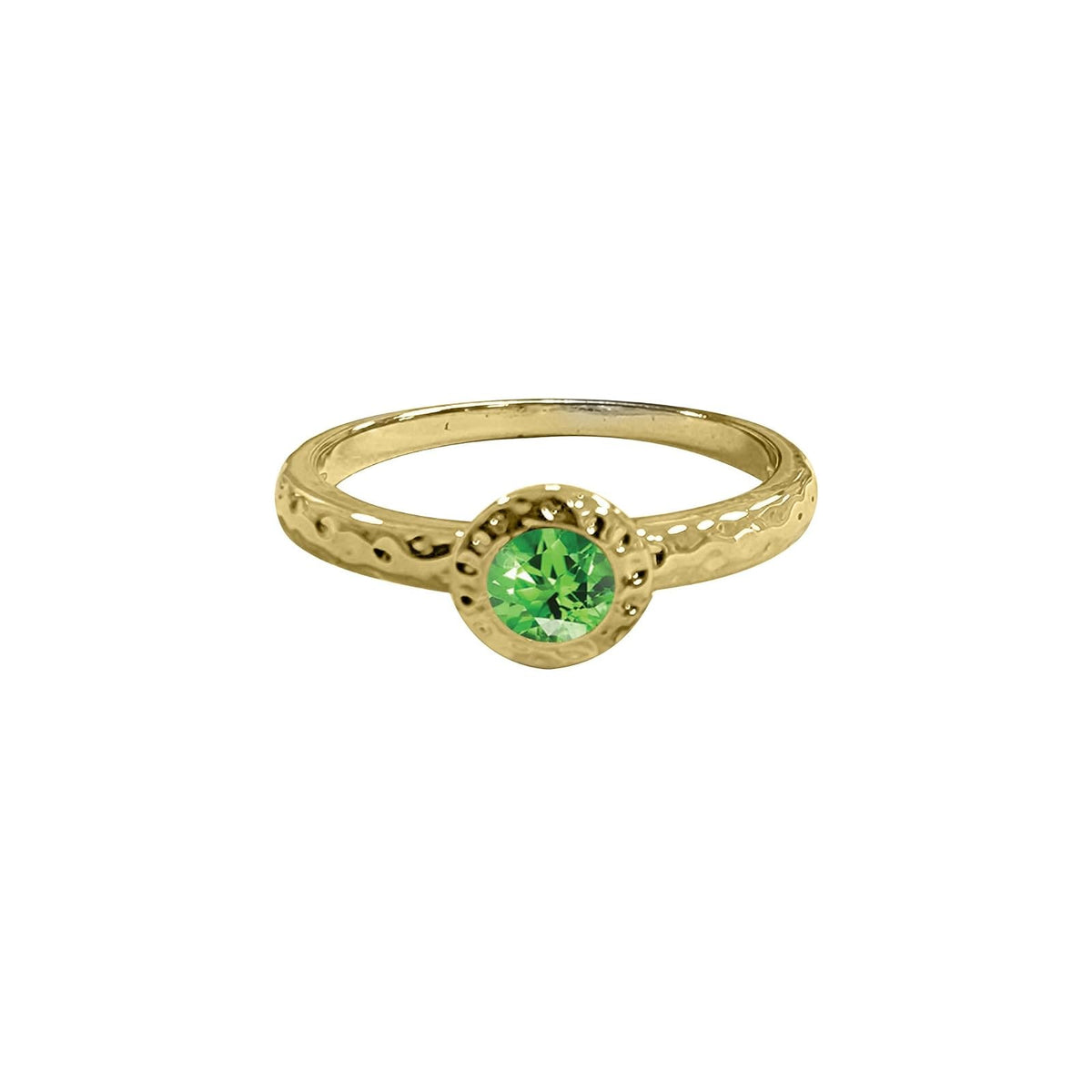 Maya J Necklace, Size 10, Yellow Gold (Peridot)