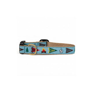 Up Country Animal Collar, Small Narrow - fits necks 9"-15", Blue