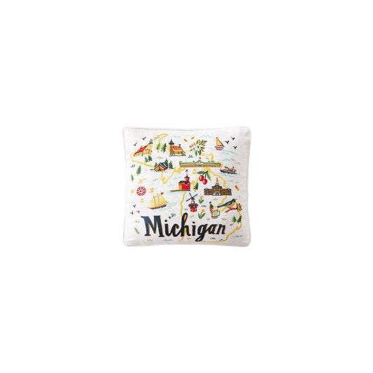 Peking Handicraft Pillow, 14 inches, Multicolor