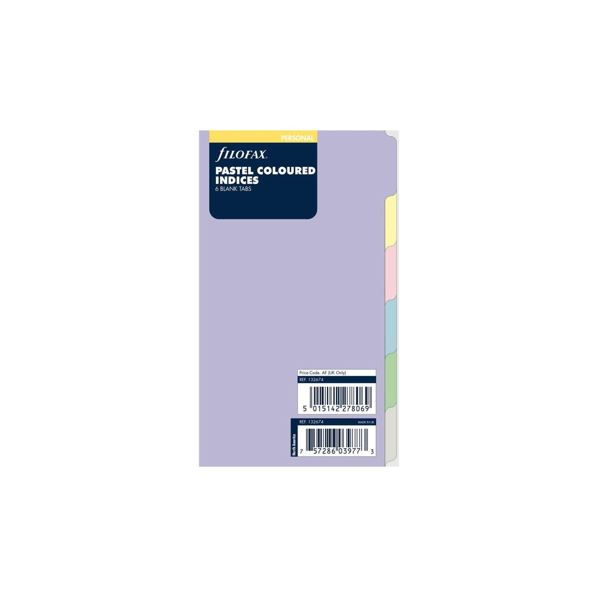Filofax Binder Divider, Multicolor