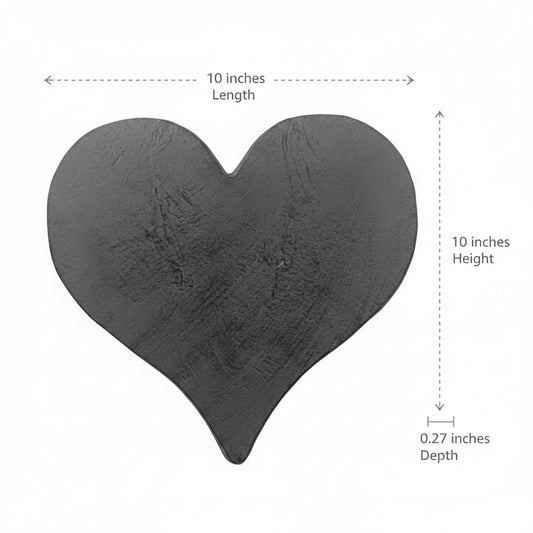 Comfy Hour Cast Iron Garden Stepping Stone - Heart
