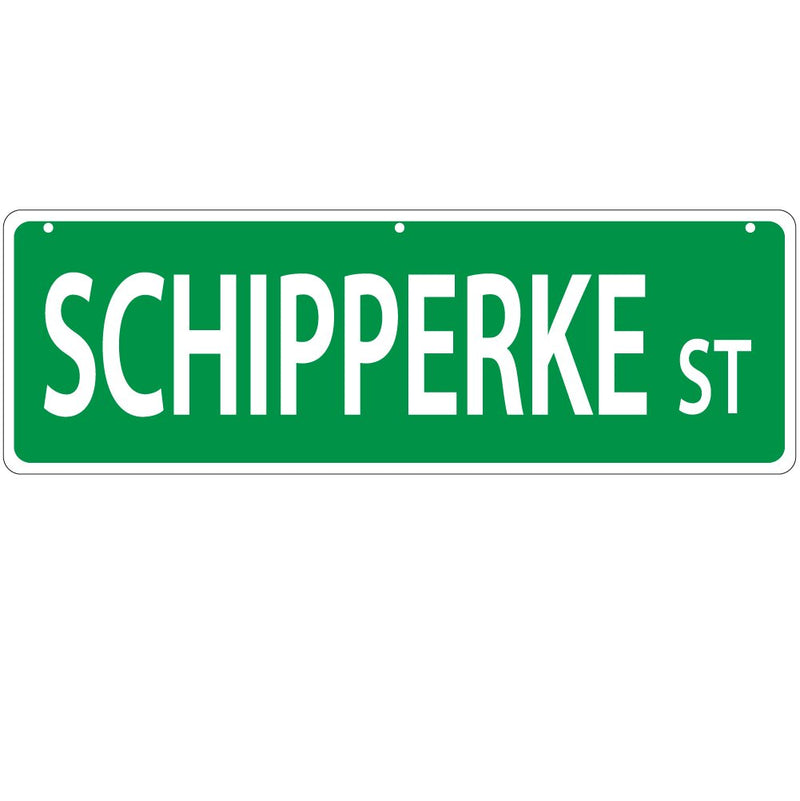 Imagine This Schipperke Street Sign