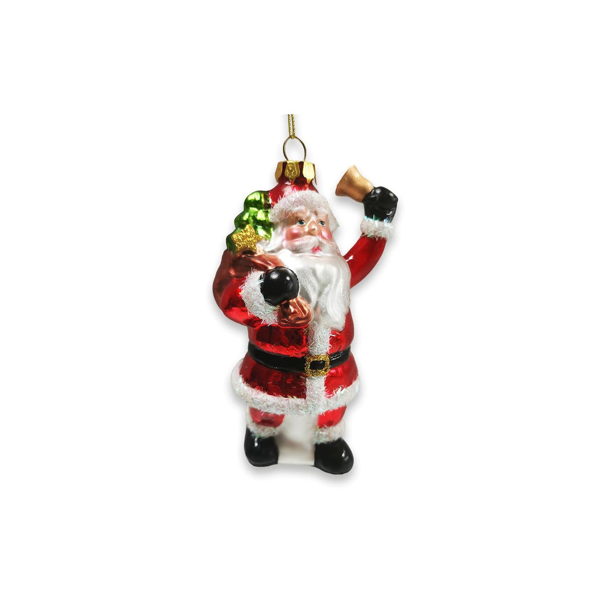 OrnamentallyYou Hanging Ornament, Festive Delivery Santa Claus, Classic