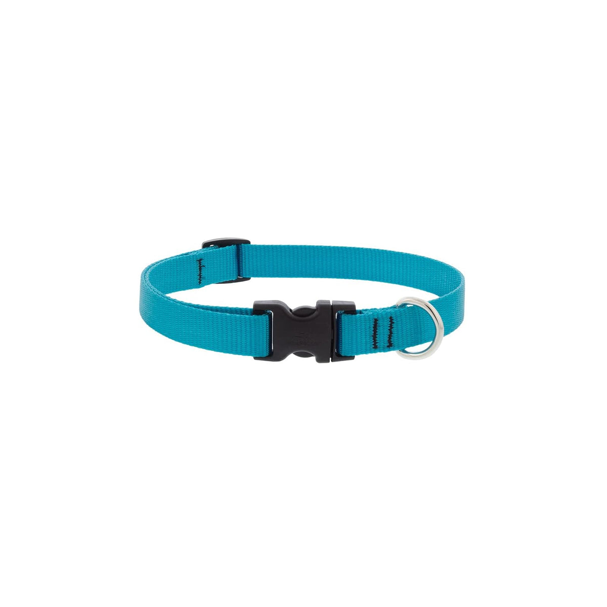 LupinePet Animal Collar, 3/4" wide; adjusts 15"-25", Aqua