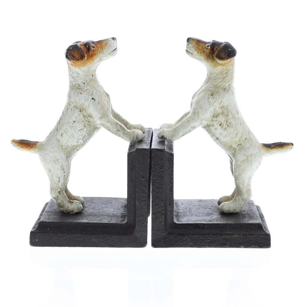 HomArt Cast Iron Jack Russel Bookends