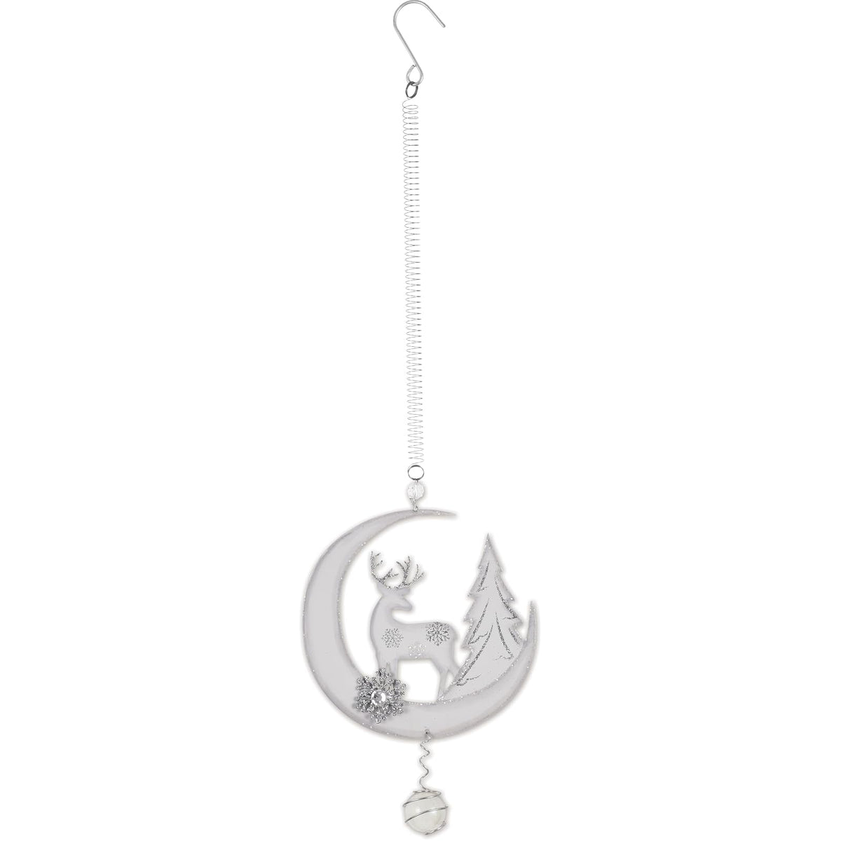 Sunset Vista Designs Hanging Ornament, 8 Inch, White