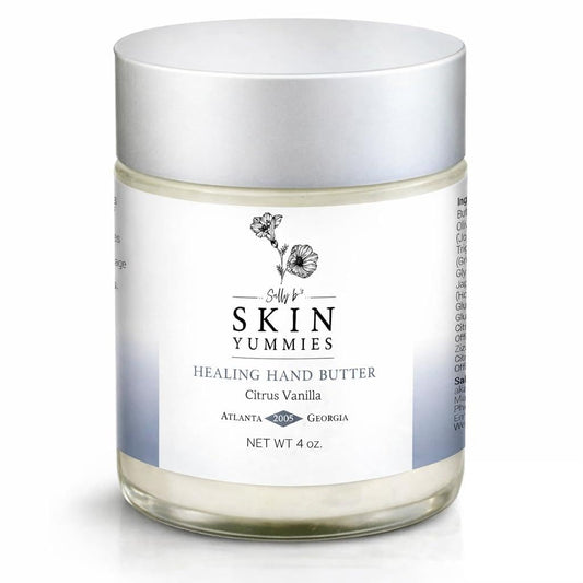 Sally B's Skin Yummies Sally B‚Äö√Ñ√¥s Lavender Hand Cream - Dry Cracked Hands Repair for Severely Dry Hands/ Shea Butter/ Jojoba and Olive Oil/ EWG Verified/ 4 oz (lavender)