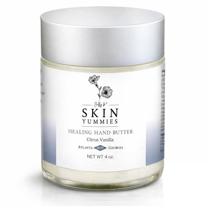Sally B's Skin Yummies Sally B‚Äö√Ñ√¥s Lavender Hand Cream - Dry Cracked Hands Repair for Severely Dry Hands/ Shea Butter/ Jojoba and Olive Oil/ EWG Verified/ 4 oz (lavender)