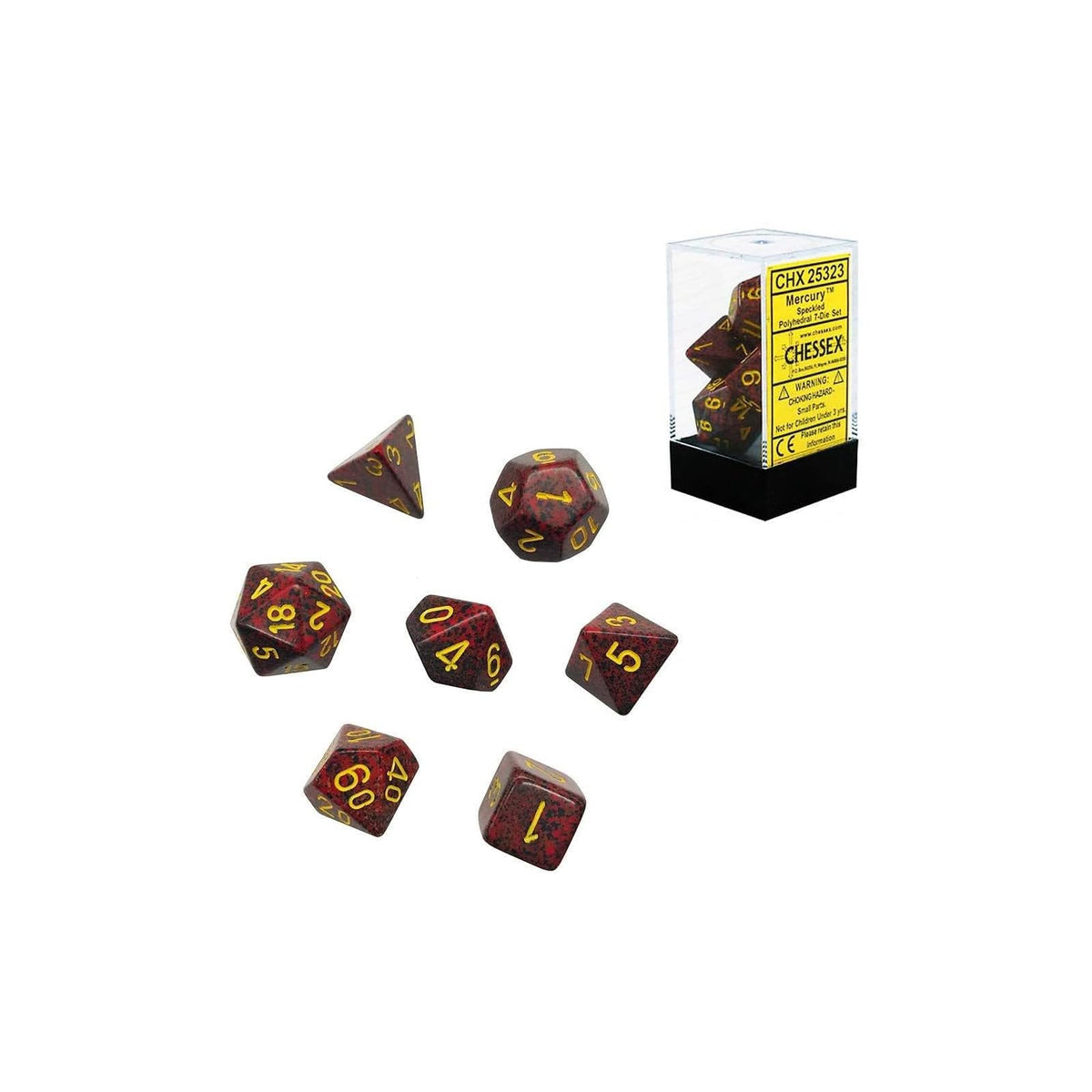 Chessex Game Dice, Silver