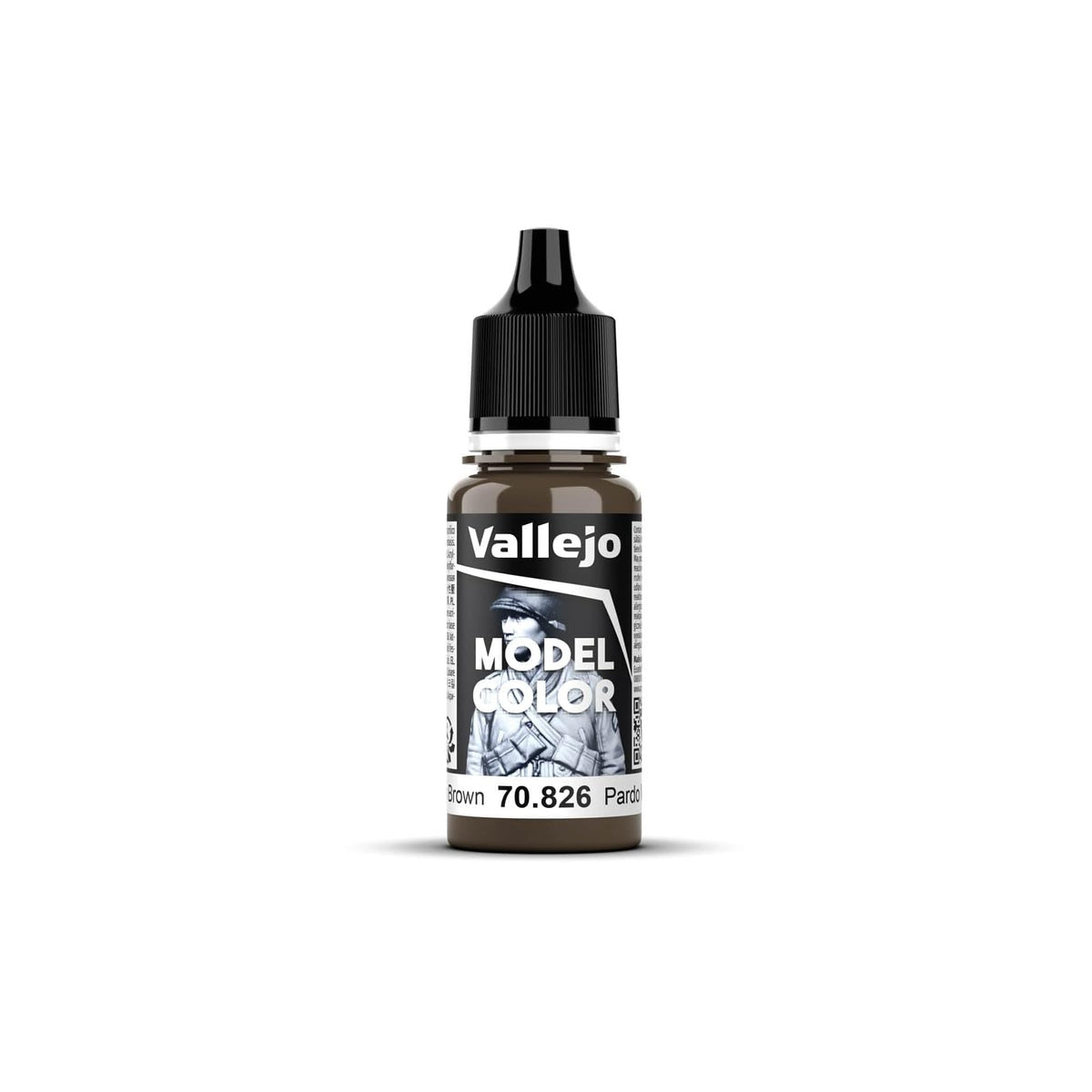 Vallejo Paint, 0.57 Fl Oz (Pack of 1), German Cam Medium Brown