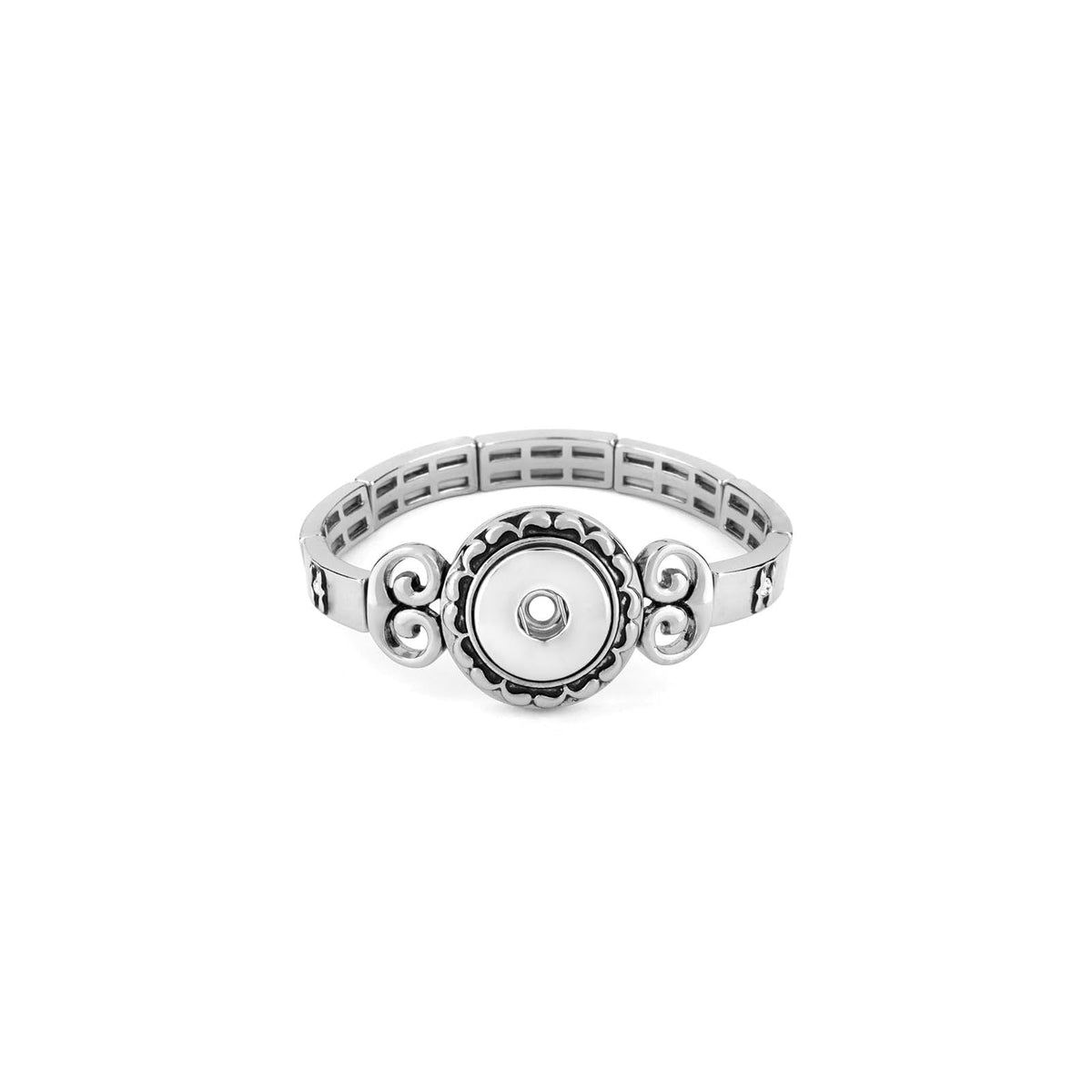 Ginger Snaps Bracelet, 20mm, White