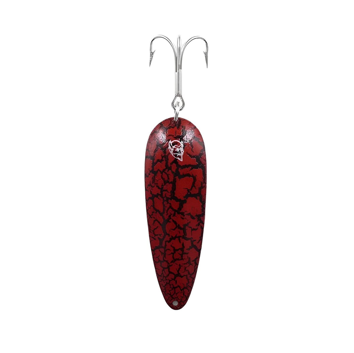 Dardevle Fishing Hook, 3/4 oz, 519-Red Crackle