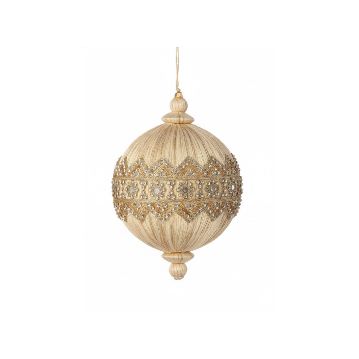 Regency International Hanging Ornament, 6-Inch, Cream