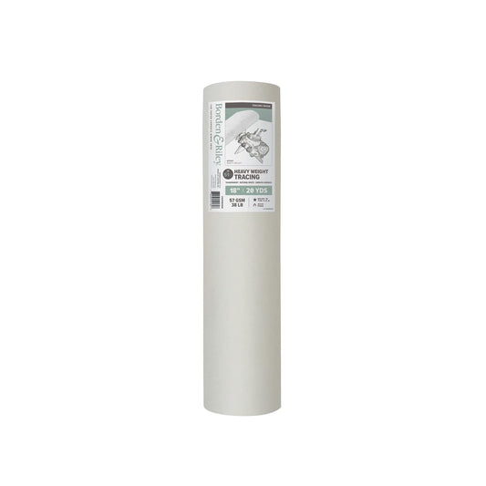 Chartpak Borden & Riley #51H Heavyweight Tracing Paper Roll, 18" x 20 Yards, 57 GSM/38 LB, 1 Roll Each (51HR182000)