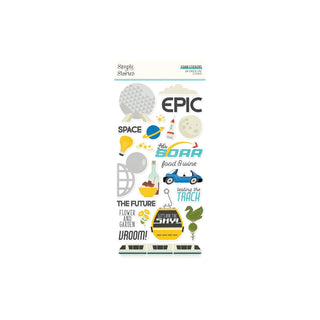 Simple Stories Sticker Decal, Foam, Variety