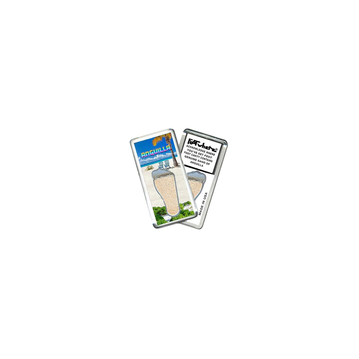 FootWhere Decorative Magnet, Small, Ang204 - Chill Spot