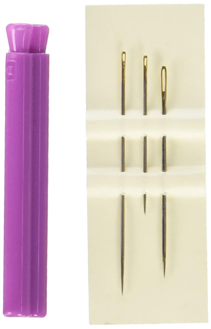 CLOVER W/Heart Shaped Case Fun Sewing Hand Needles
