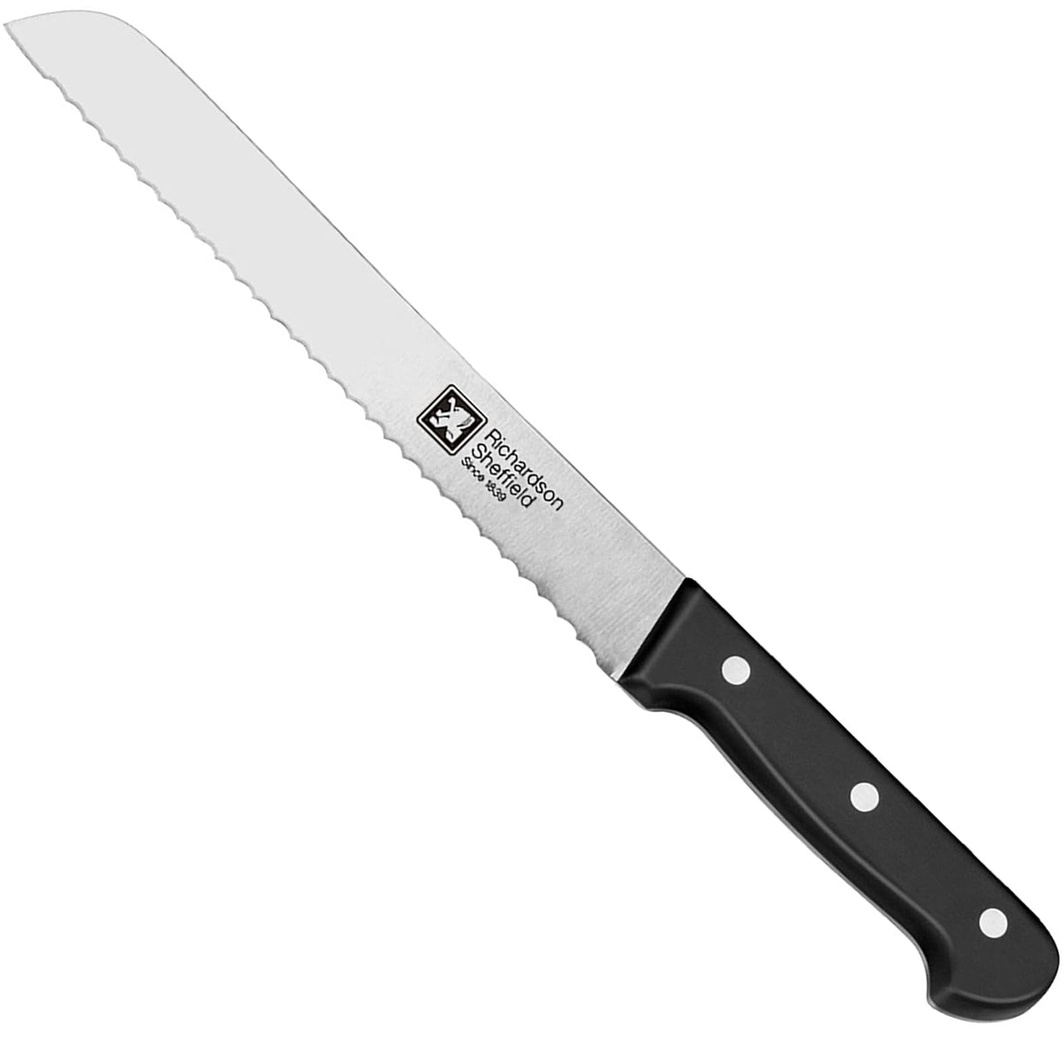 Richardson Sheffield Kitchen Knife, 8.5", Silver, Black