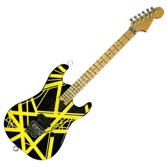 EVH Mini Guitarss EVH Black & Yellow Mini Replica Guitar Van Halen (EVH002)