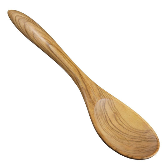 Browne & Co Berard Olive Wood 13-Inch Handcrafted Wood Spoon, Terra Collection