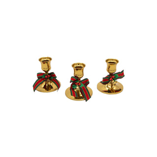 Kurt S. Adler Candle Holder, Gold
