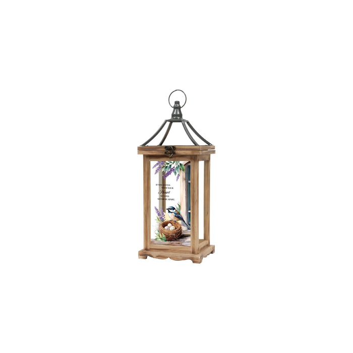 Carson Lamp, 16.5" H, Brown