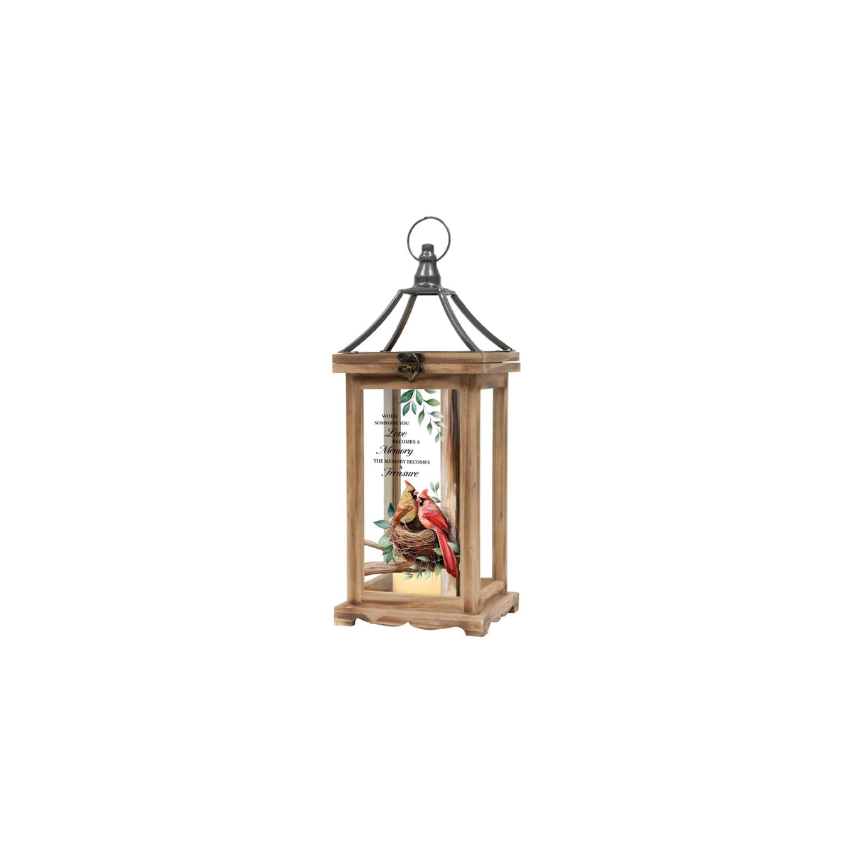 Carson Lamp, 16.5" H, Brown