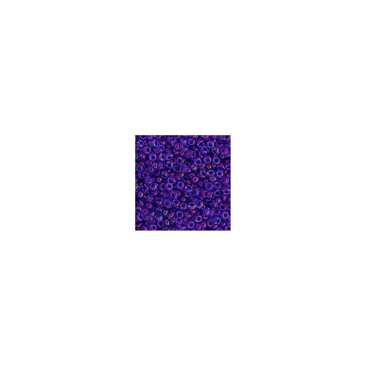 John Bead Craft Bead, Small, Aqua Fuchsia Lined Luster