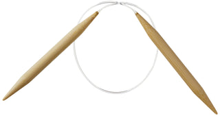 Clover 16 Inch Bamboo Circular Knitting Needles, Size 11