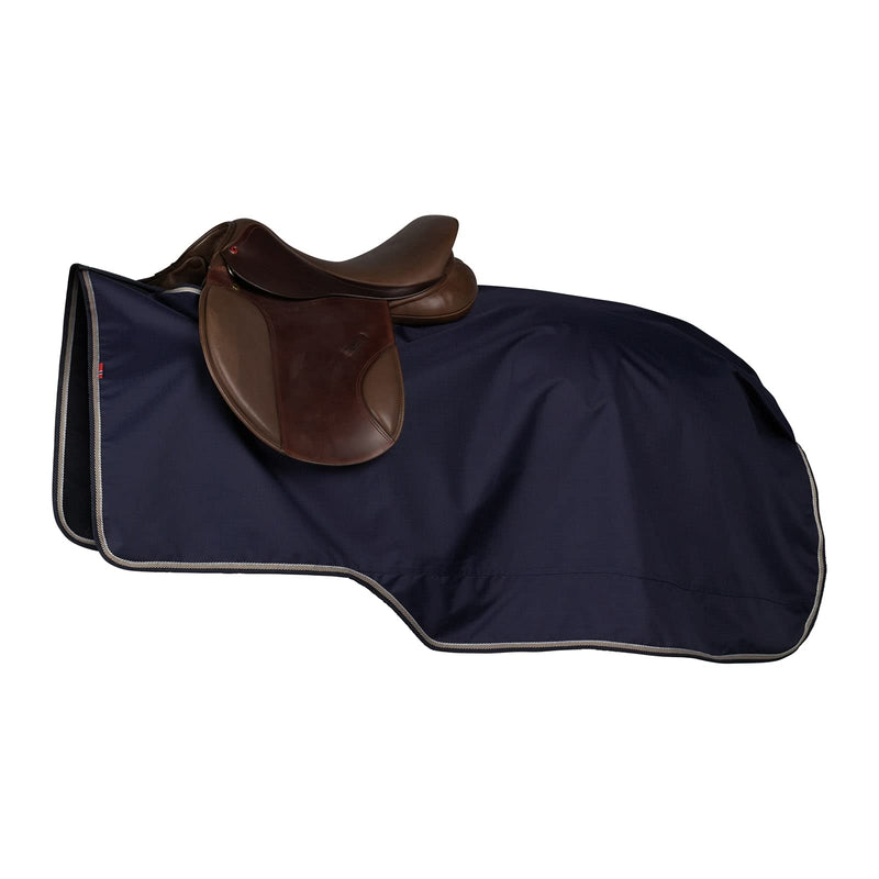 B Vertigo 600D Rain Riding Blanket w Wool Lining - Dark Navy - 69 in