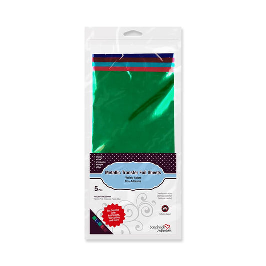 Scrapbook Adhesives by 3L Transfer FOIL SHEETS METALLIC, Mixed