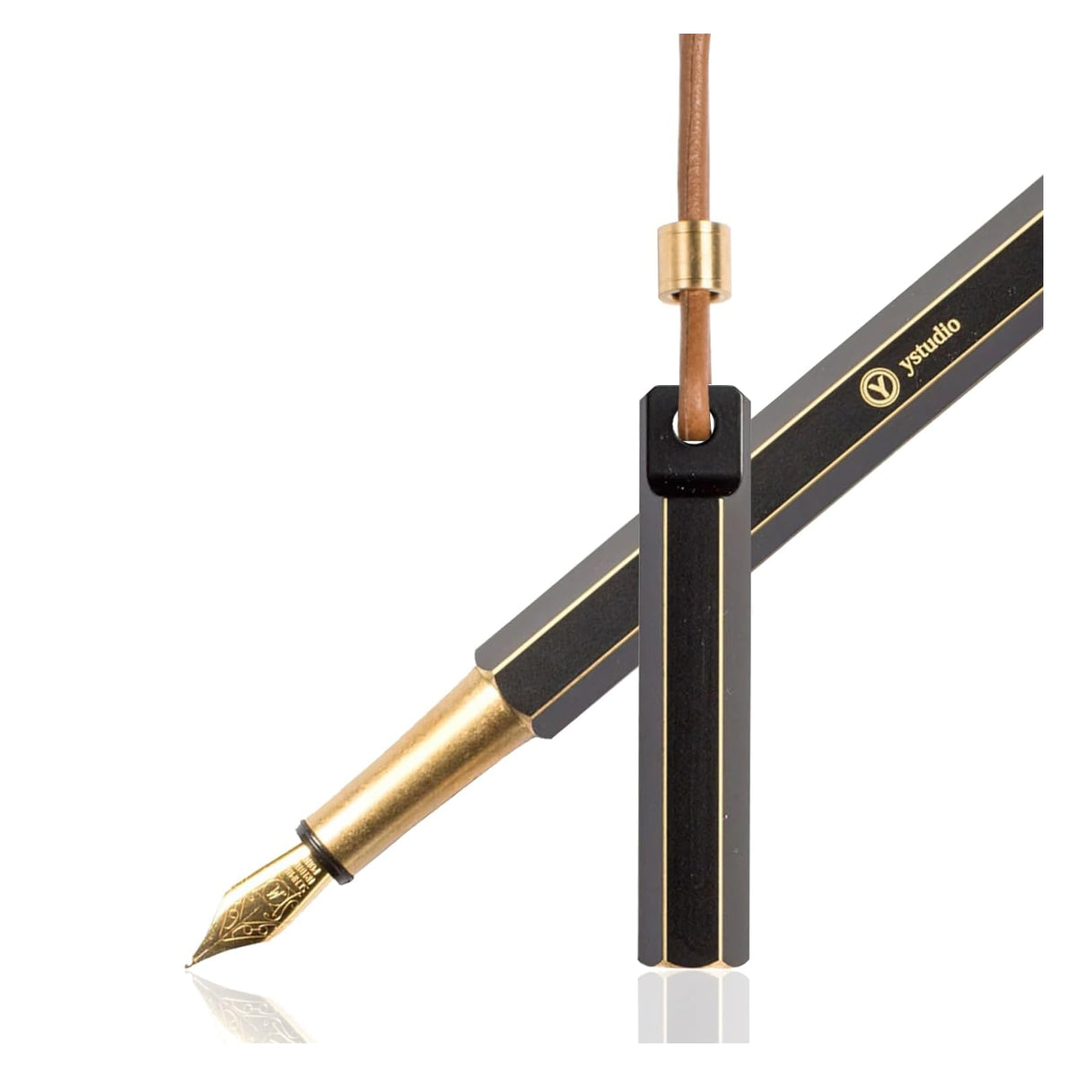 YSTUDIO Writing Instrument, MEDIUM, Black,Gold