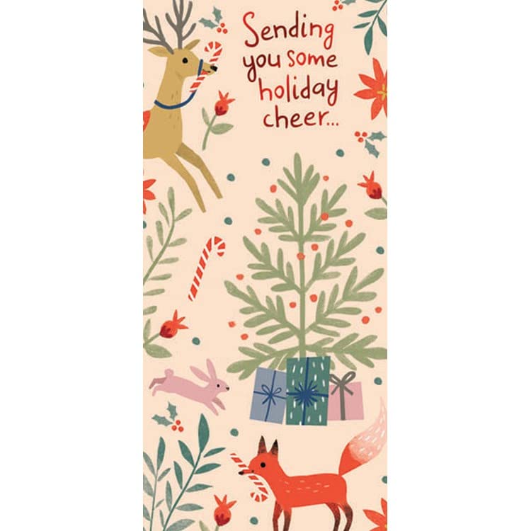 Design Design Woodland Friends and Gifts Card Xmas Money Greeting Card